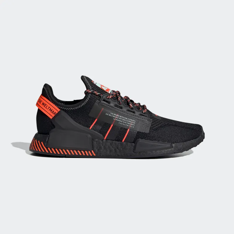 adidas NMD_R1 V2 Core Black / Core Black / Solar Red (FW6409)