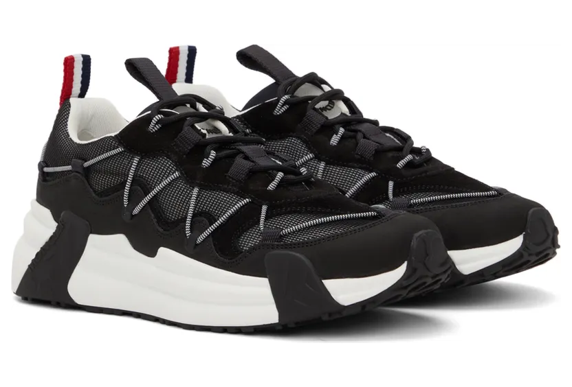 Moncler Black Compassor Low-Top Sneakers (H109A4M00210M1763) (4)