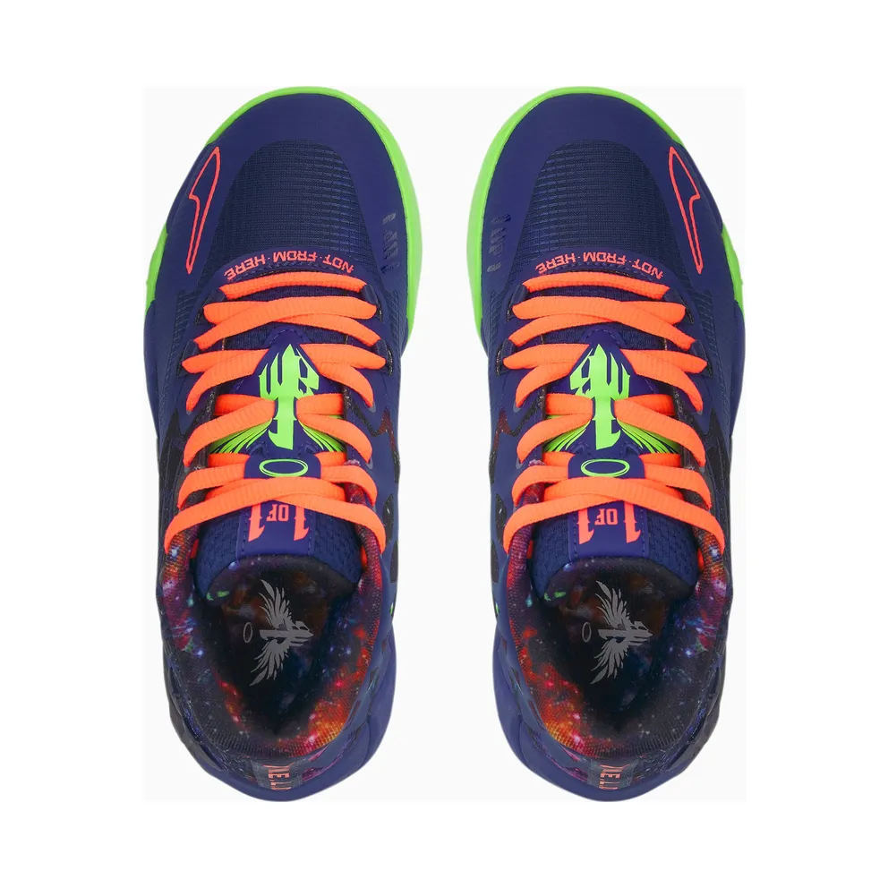 Puma MB.01 Galaxy Basketball Shoes Blue/Green (376677-07)