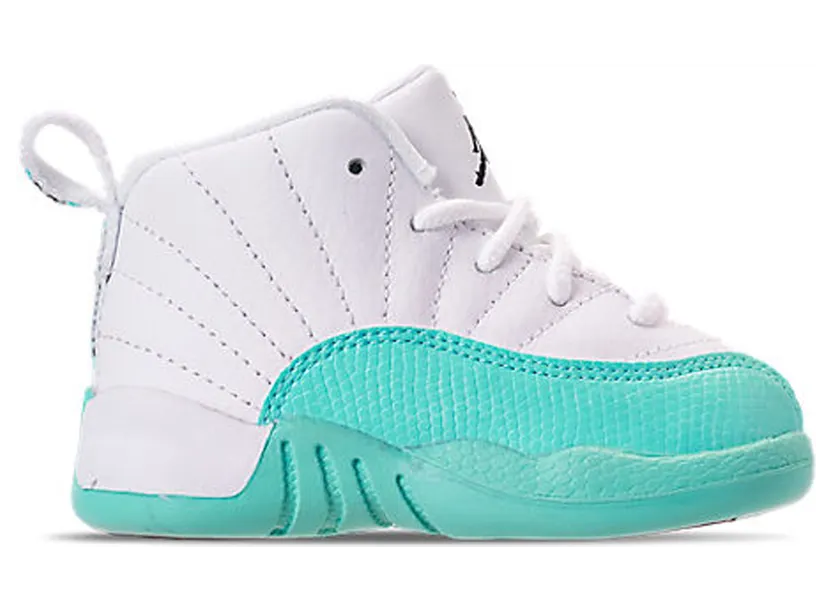 Air Jordan 12 Retro TD ‘Light Aqua’ White/Light Aqua-Black (819666-100)