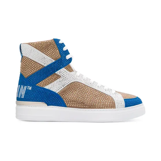 Philipp Plein ‘Money Beast’ High-Top-Sneakers “Brown” (A19SMSC2225PLE075N)