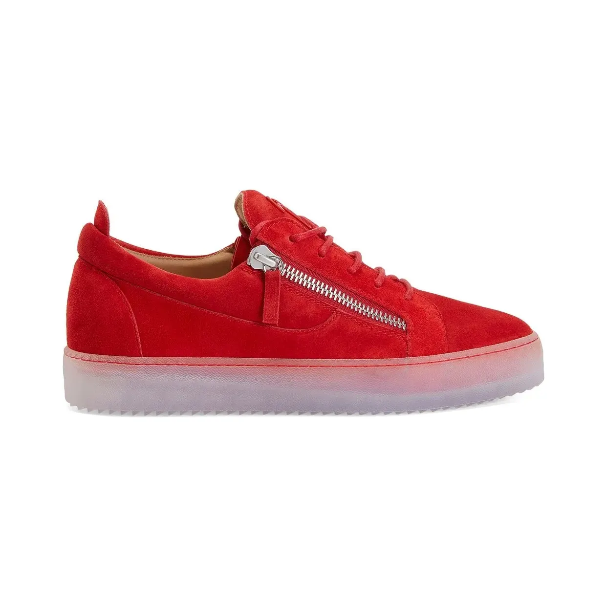 Giuseppe Zanotti Frankie mit doppeltem Reißverschluss “Red” (RM30004003)