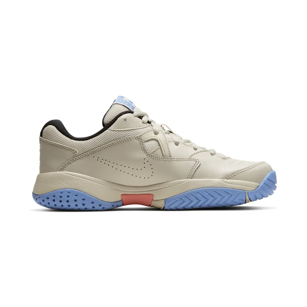 NikeCourt Lite 2 Hardcourt Cream “Light Orewood Brown / Royal Pulse / Sunblush / White” (AR8838-105)