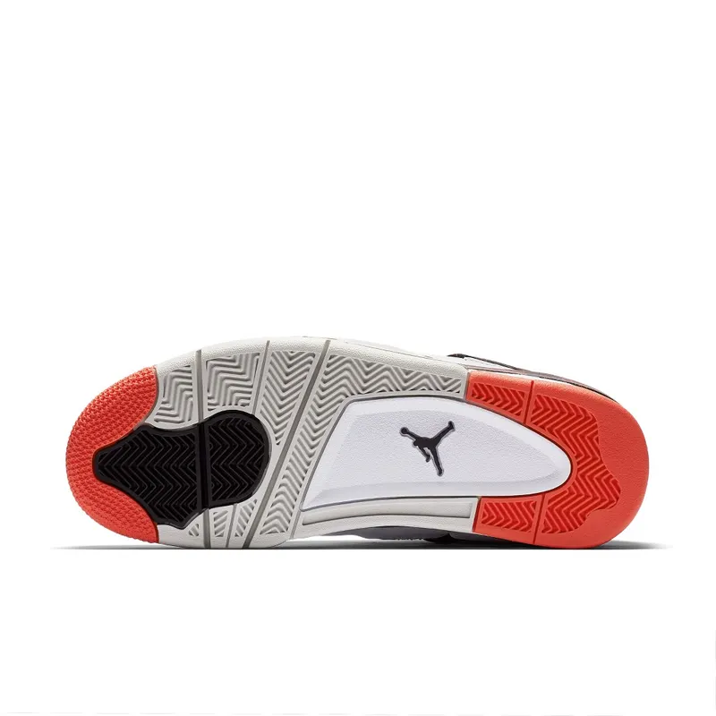 Jordan  4 Retro Flight Nostalgia White/Black-Bright Crimson-Pale Citron (308497-116)
