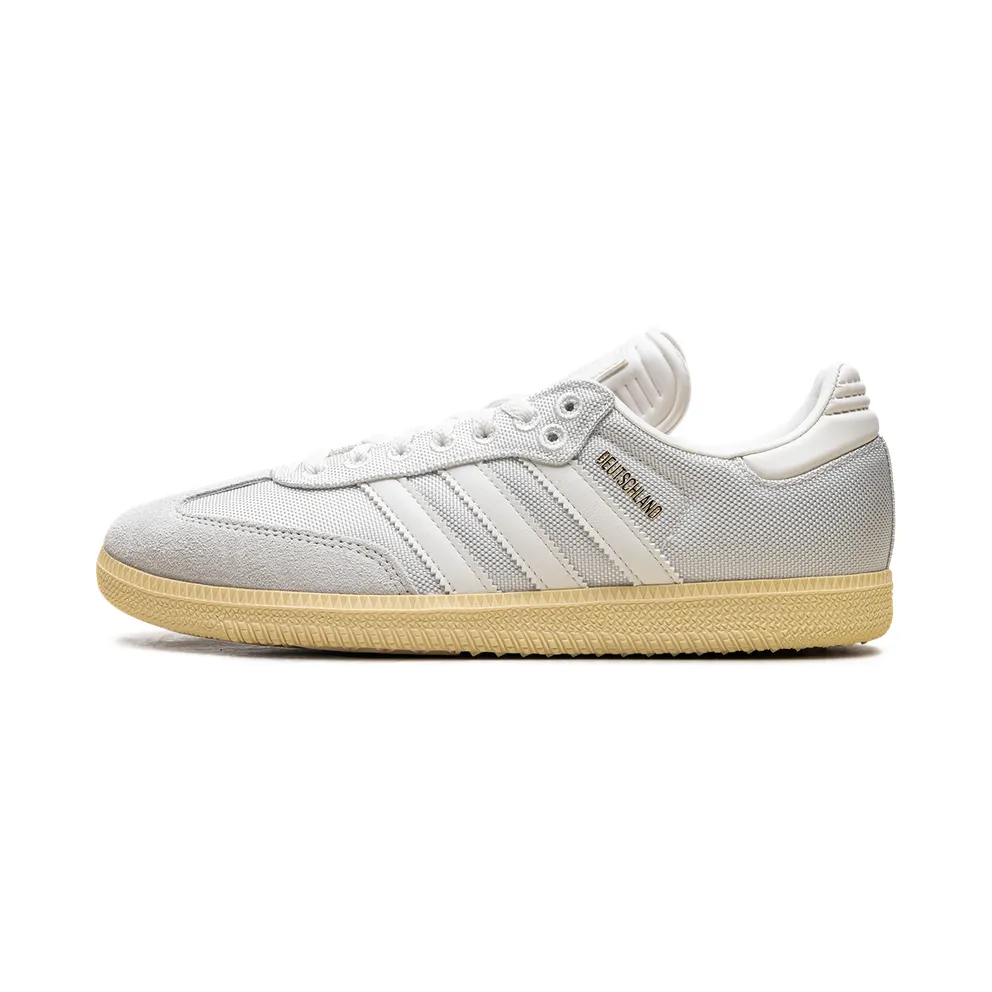 Adidas Samba Duitsland Indoor Fußballschuhe Cloud White / Off White / Almost Yellow (JH5649)