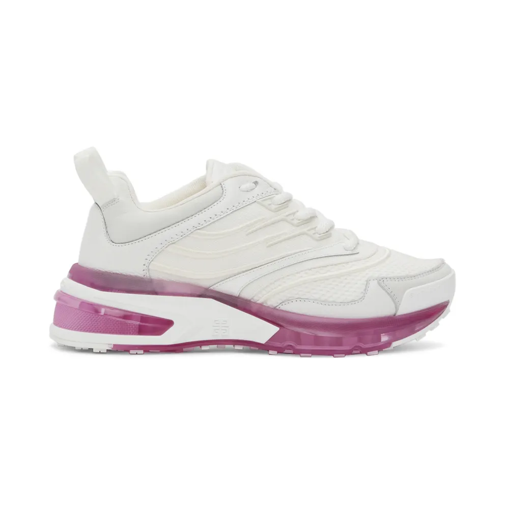 Givenchy White & Pink Giv 1 Sneakers (BE001ME11N)