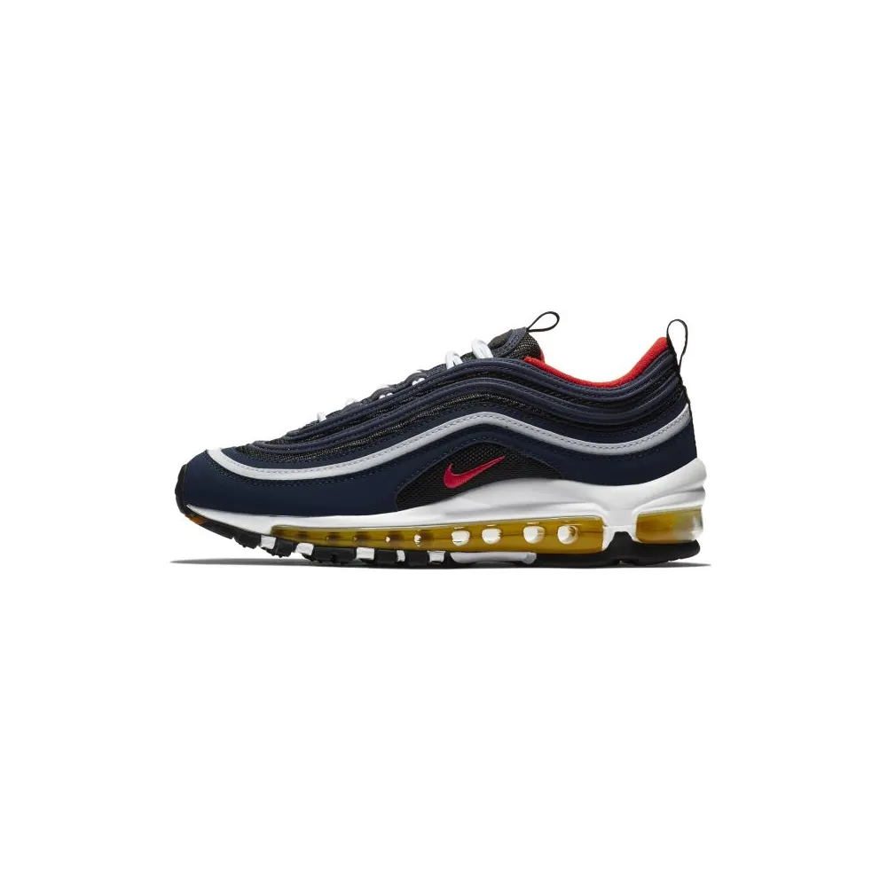 Nike Air Max 97 Midnight Navy Habanero Red (GS) Midnight Navy/Black-White-Habanero Red (921522-402)