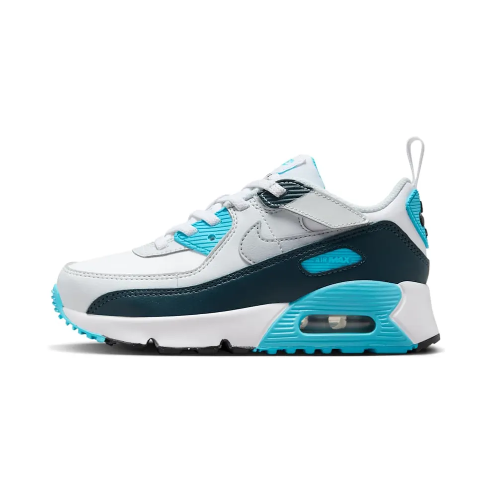 Nike Air Max 90 EasyOn White Baltic Blue Armory Navy Wolf Grey (HF6357-100)
