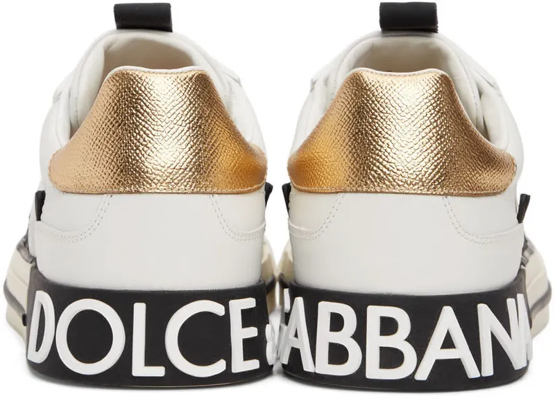 Dolce & Gabbana White & Black Contrasting 2.Zero (CS1863 AO222)