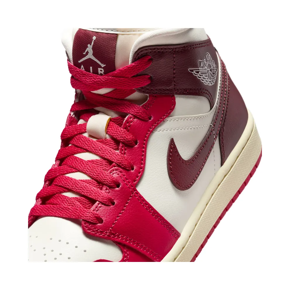 Air Jordan 1 Mid “Red/White” (BQ6472-119)