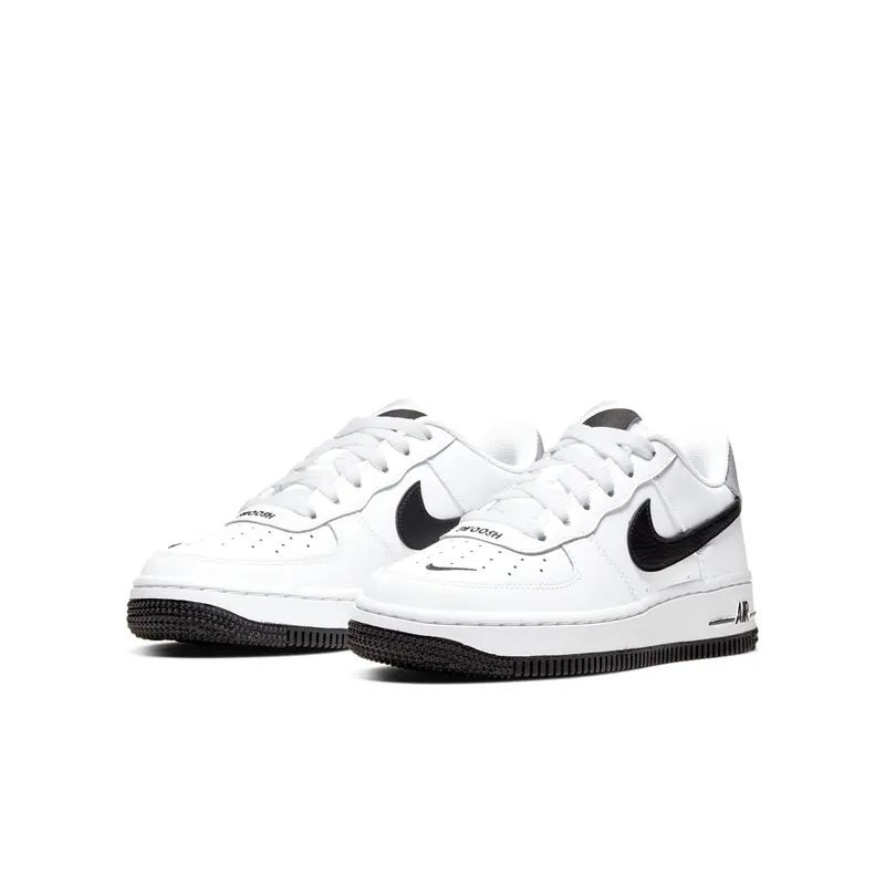 Nike Air Force 1 Low ’07 LV8 White Black Mini Swoosh (CT5531-100)