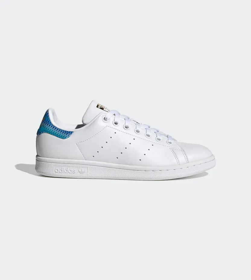 adidas Stan Smith Cloud White / Blue / Gold Metallic (H05054)