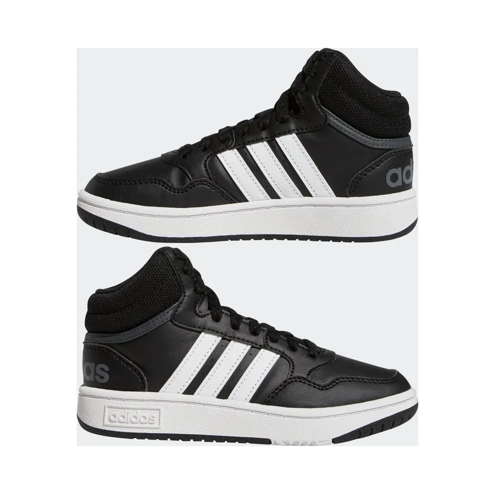 Adidas Hoops Mid Core Black / Cloud White / Grey Six (GW0402)