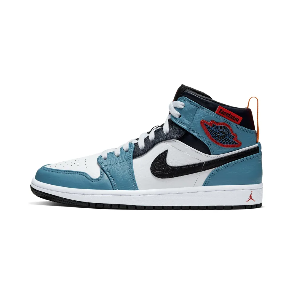 Air Jordan x Facetasm Nike AJ I 1 Mid ‘Fearless’ (2019) (CU2802-100)