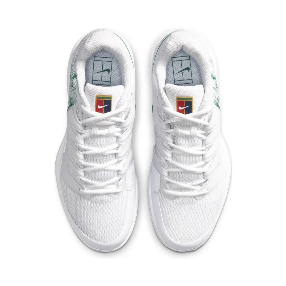 NikeCourt Air Zoom Vapor X Hardcourt – White “White / Clover / Gorge Green” (AA8030-111)
