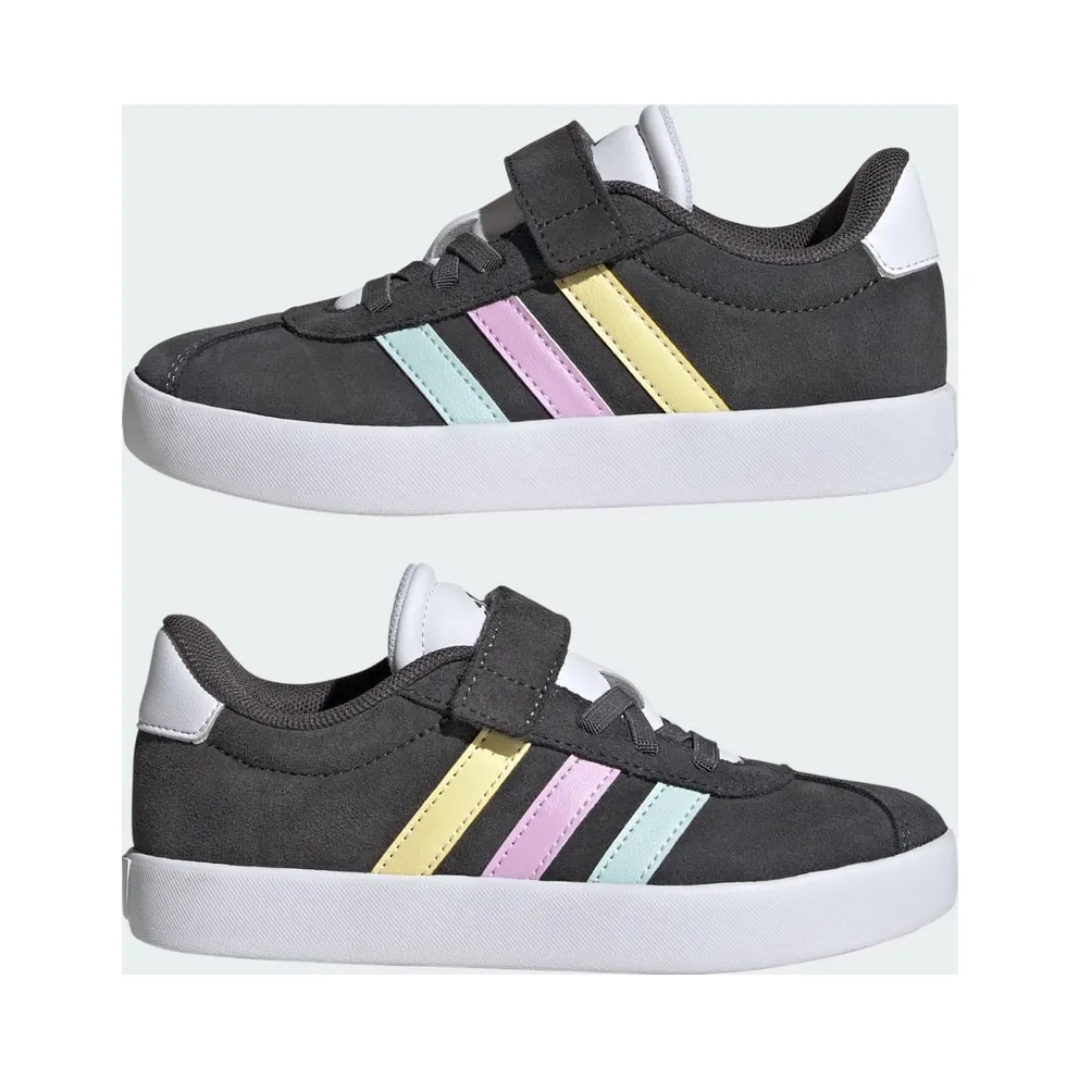 Adidas VL Court 3.0 Grey Six / Halo Mint / Bliss Lilac (JH6315)