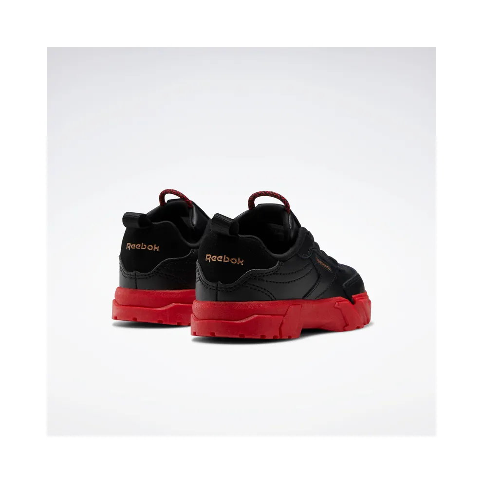 Reebok Cardi B Club C Shoes Core Black / Vector Red / Rose Gold