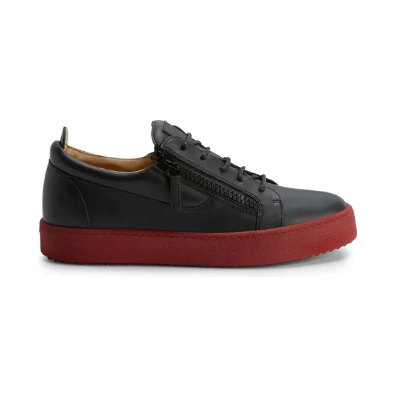 Giuseppe Zanotti Frankie mit doppeltem Reißverschluss “Black” (RM00091K48)