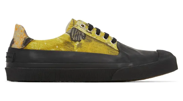 Dries Van Noten Multicolor Floral Canvas Low-Top Sneakers (Ms27/131 QU724)