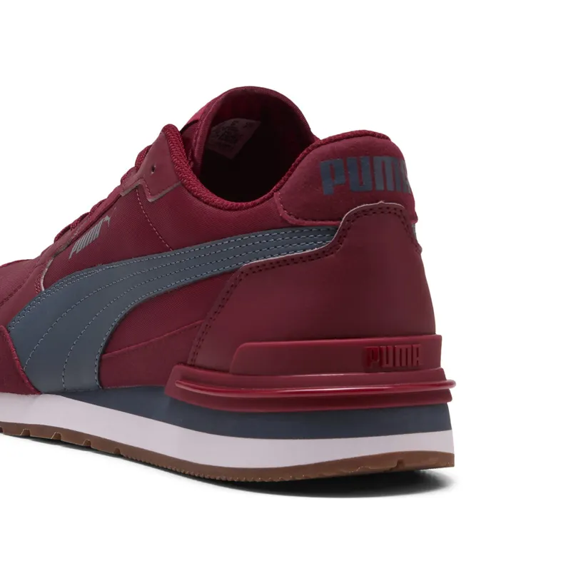 Puma ST Runner v4 Nylon “Garnet Glow / Evening Blue / Puma White / Gum” (399069_30)