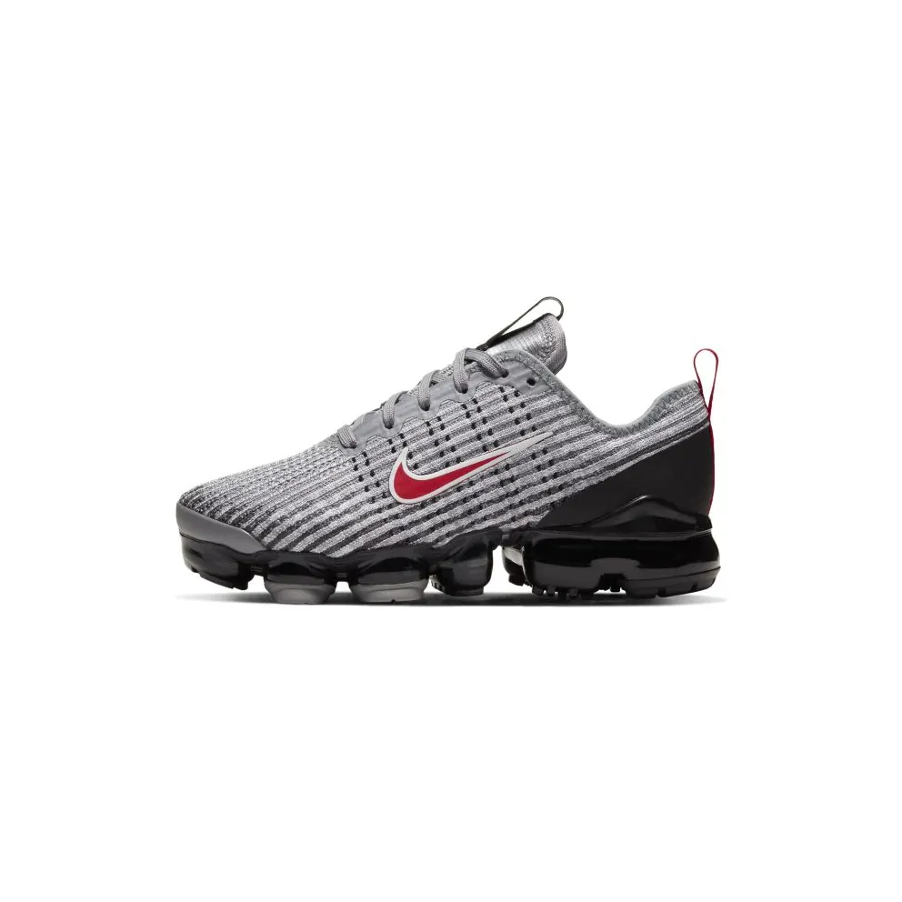 Nike Air VaporMax Flyknit 3 Particle Grey (GS) Particle Grey/Black-Iron Grey-University Red (BQ5238-006)