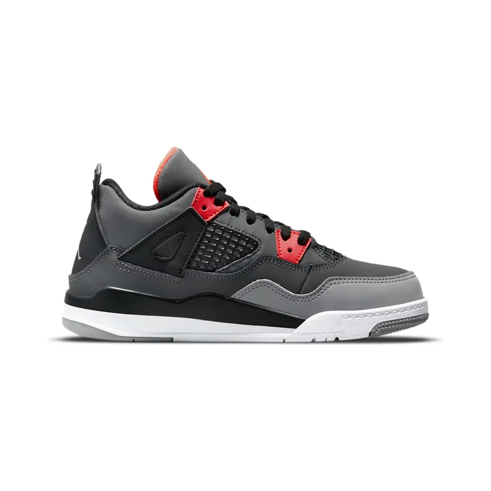 Jordan 4 Retro Infrared (PS) – “Dark Grey / Infrared 23-black-cement Grey” (BQ7669-061)