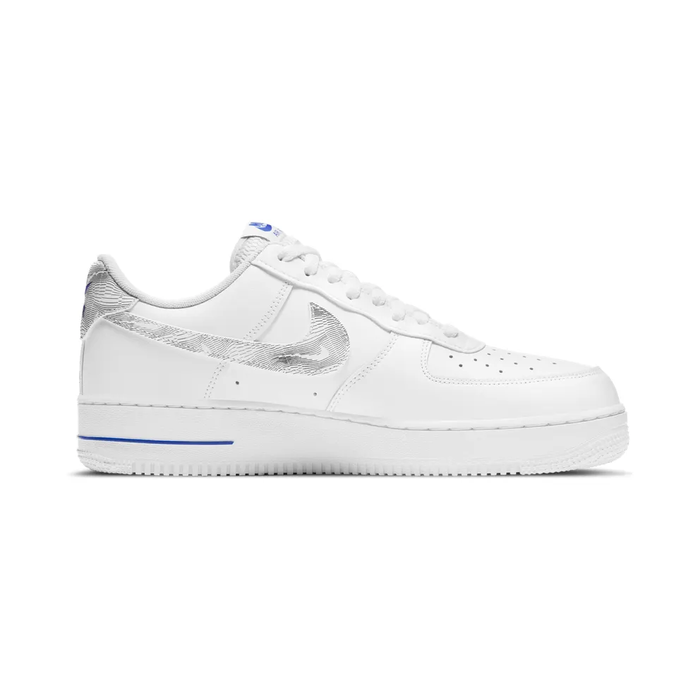 Nike Air Force 1 “White / Racer Blue / Black” (DH3941-101)