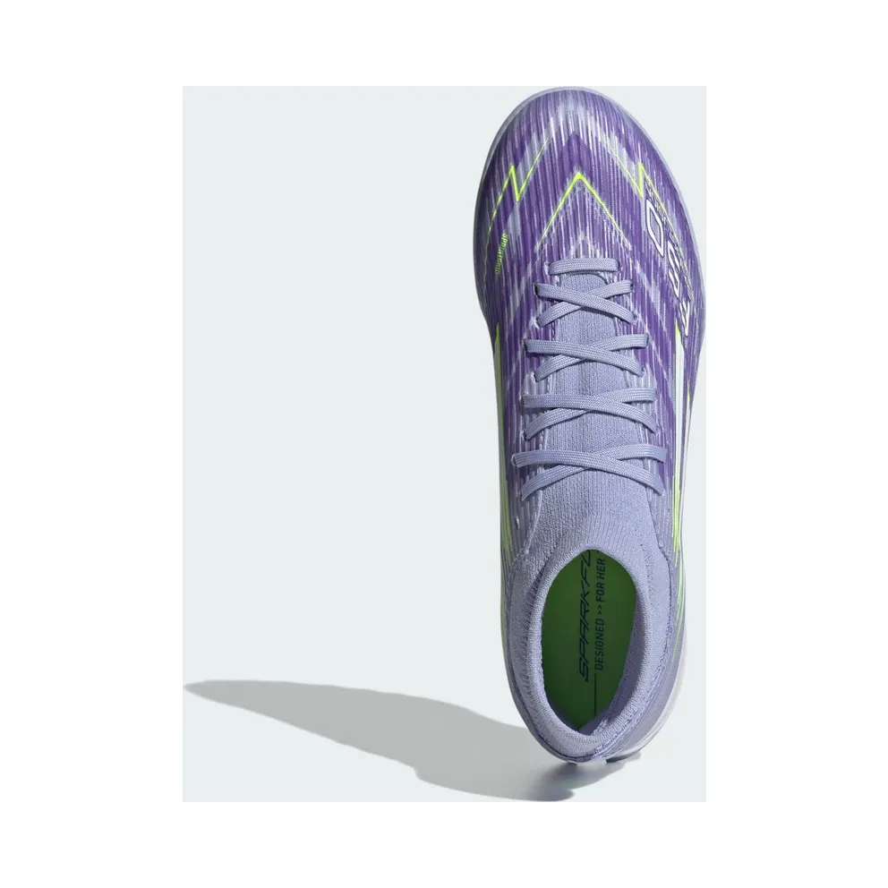 adidas F50 Sparkfusion League Turf Boots “Violet Tone / Lucid Lemon / Purple Rush” (JI0014)