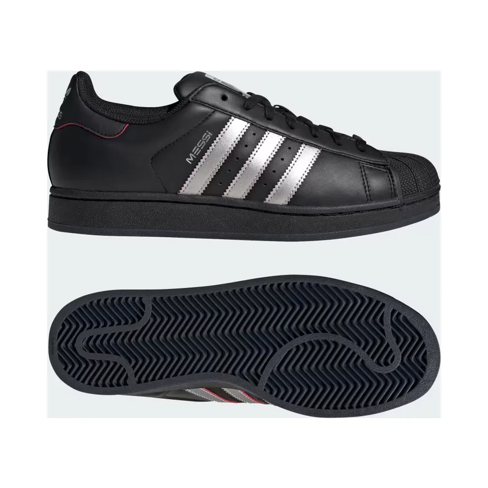 adidas Superstar Messi “Core Black / Silver Metallic / Pure Ruby” (KH5336)