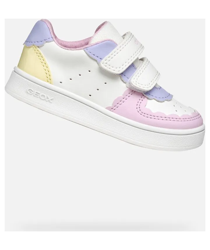 Geox sneaker Wit/Lichtgeel (B555MA000BCC1372)