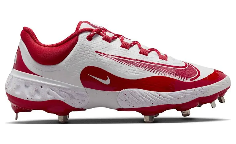 Nike Alpha Huarache Elite 4 Low White University Red (FD2745-109)