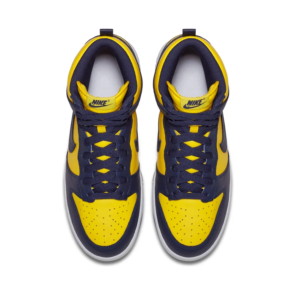Nike Dunk High Michigan Varsity Maize/Midnight Navy (850477-700)