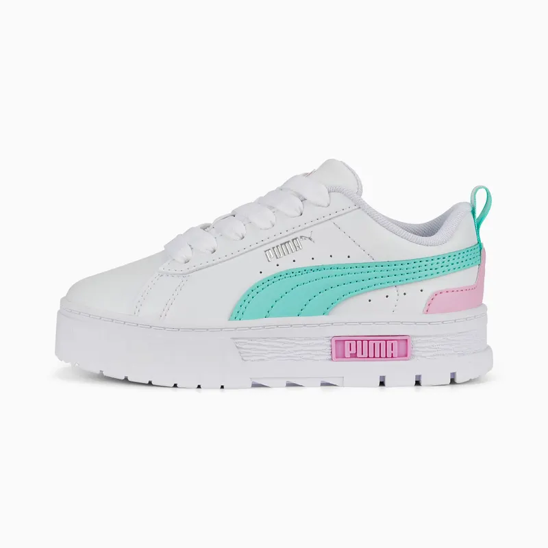 Puma Mayze leren White/Pink (384528-14)