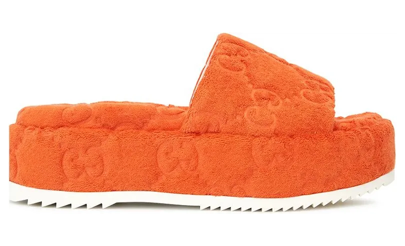Gucci GG Platform Sandal Orange (700599 U2O00 7519)