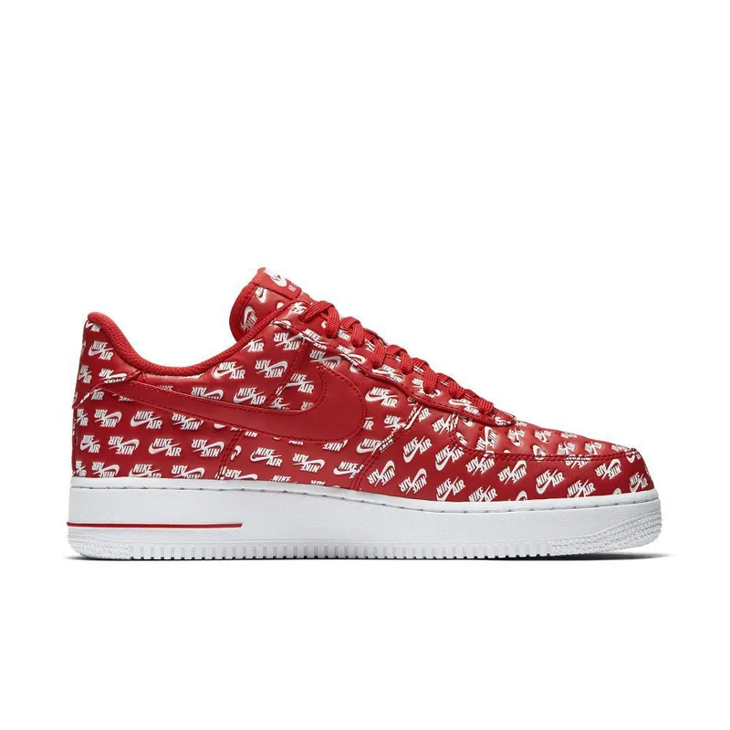 Nike Air Force 1 Low All Over Logo Red University Red/University Red-White (AH8462-600)