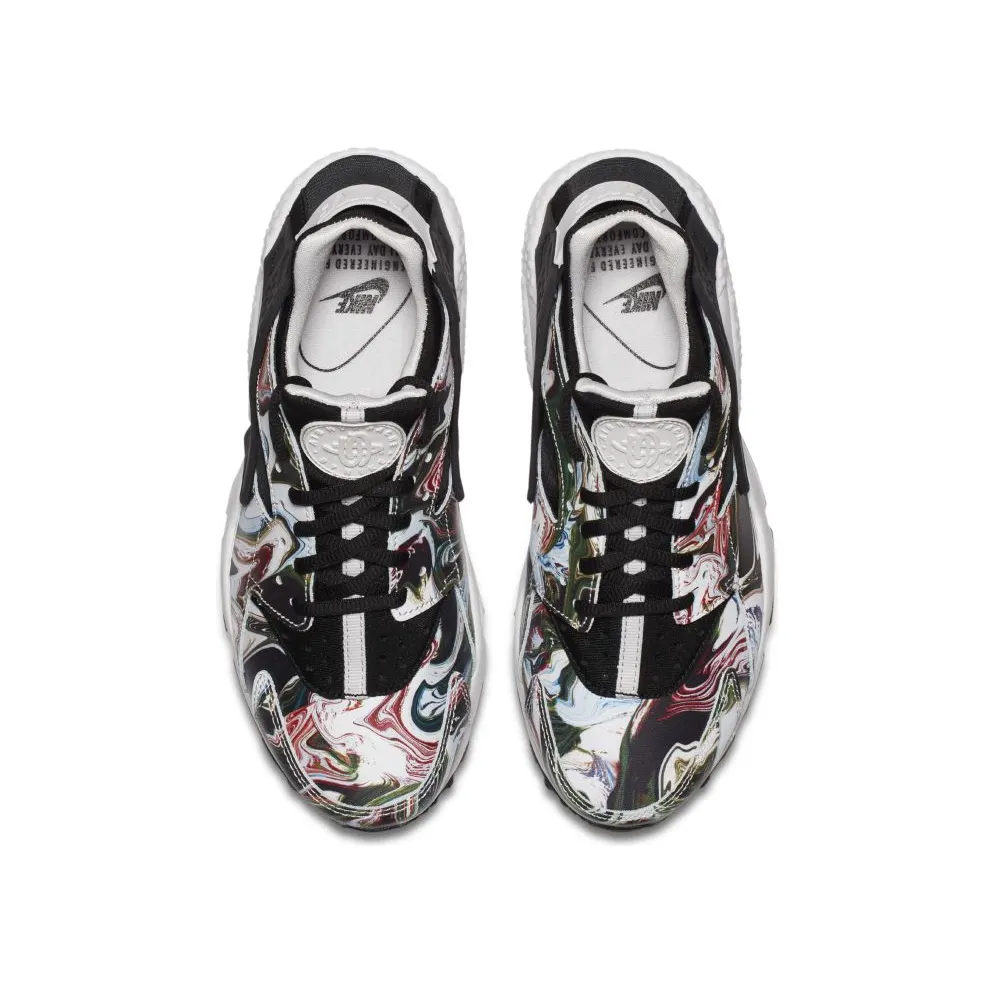 Nike Air Huarache Run Marble Dye (W) Black/Black-Vast Grey (683818-017)