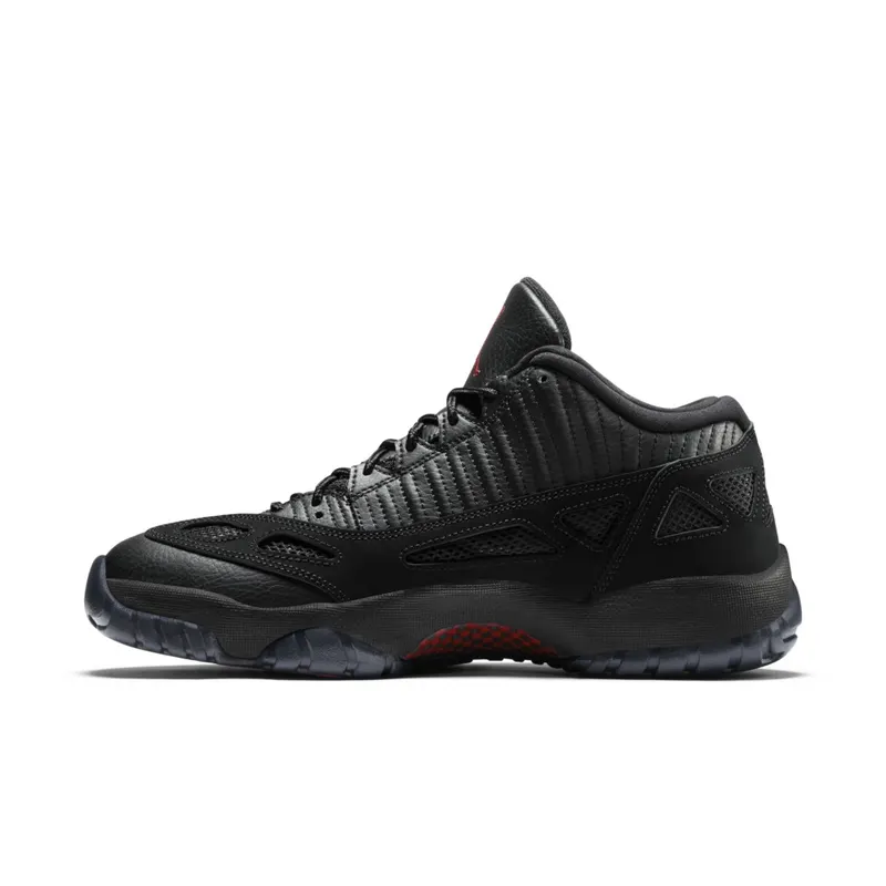 Jordan 11 Retro Low IE Referee (2015) Black/True Red (306008-003)