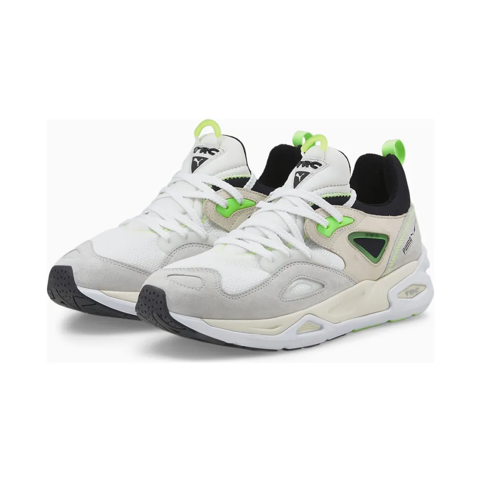 Women’s PUMA Trc Blaze The Triangl White/Nimbus Cloud/Green Glare (383104-02)