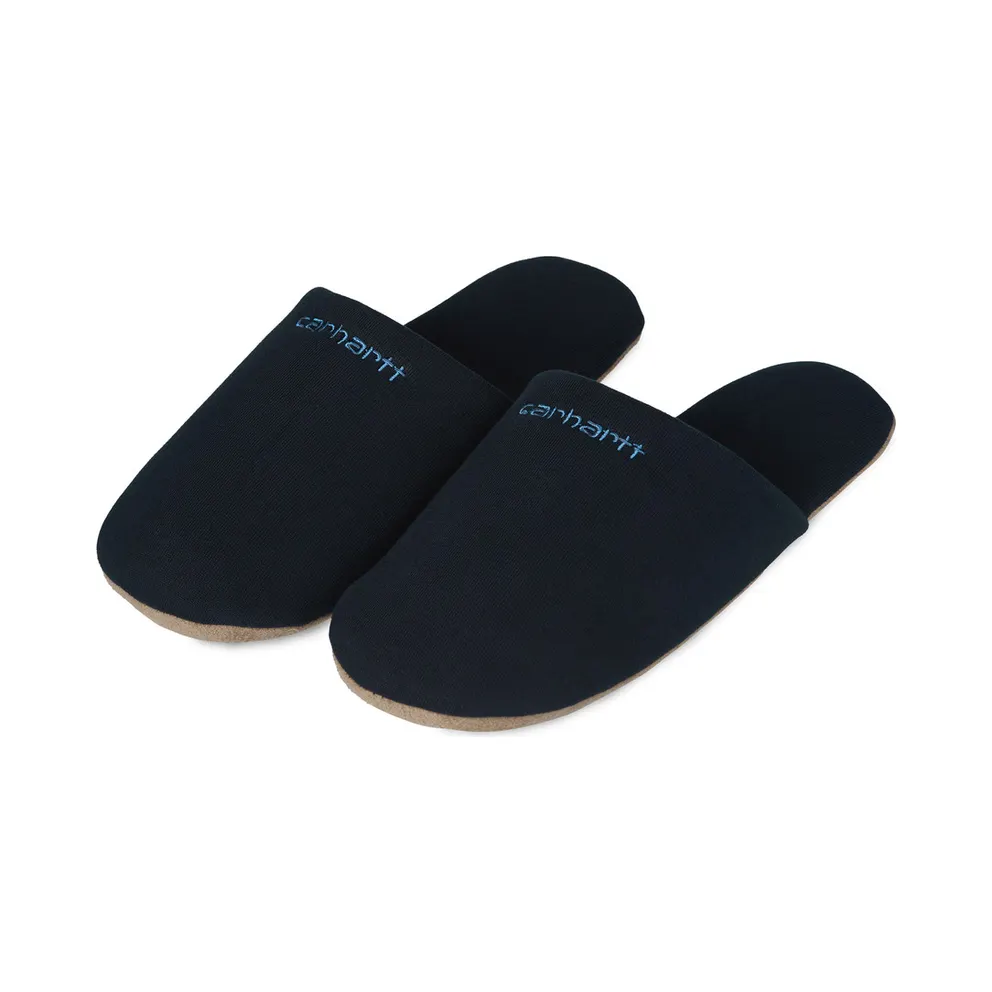 Carhartt WIP Script Embroidery Slippers Astro / Icesheet (I029924.0JD.XX)