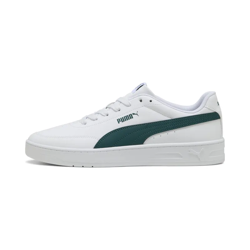Puma Court Classic Clean “Puma White / Varsity Green” (402223_05)