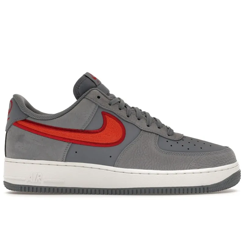 Nike Air Force 1 Low ’07 LV8 Cool Grey Crimson Rust (IB6842-001)