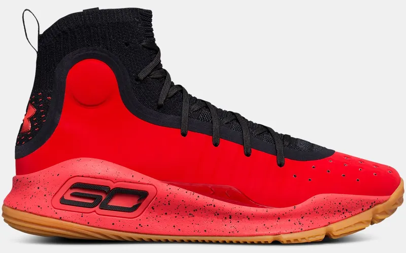 Under Armour Curry 4 Red Black Gum Red Rogue/Black (1298306-603)