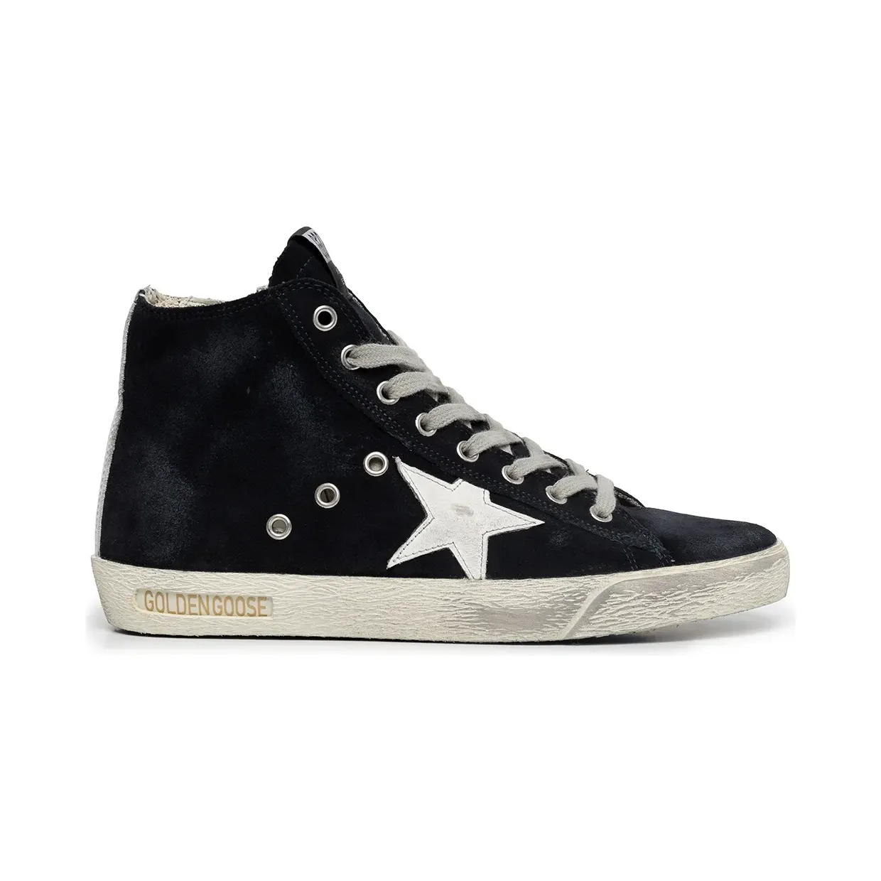 Golden Goose Francy Sneakers in midnight blue and white GWF00113F000322/S_GOLDE-50517_500-40