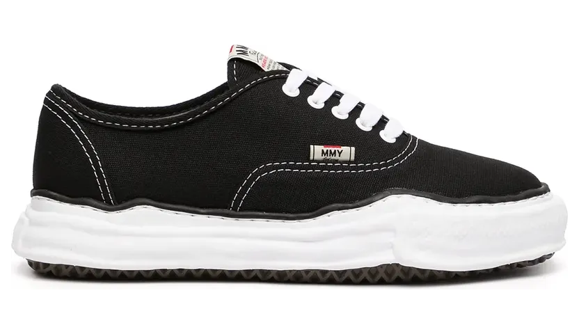 Maison MIHARA YASUHIRO Baker OG canvas low-top sneakers – Zwart (A02FW704098)
