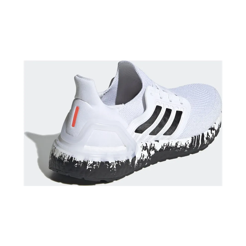 adidas Ultra Boost 20 Cloud White Core Black (W) Cloud White/Core Black/Signal Coral (EG1370)