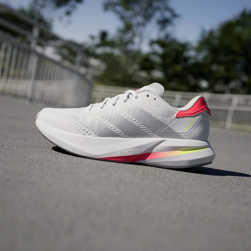 Adidas Duramo Speed 2 Running Shoes Cloud White / Silver Metallic / Lucid Red (IF9392)