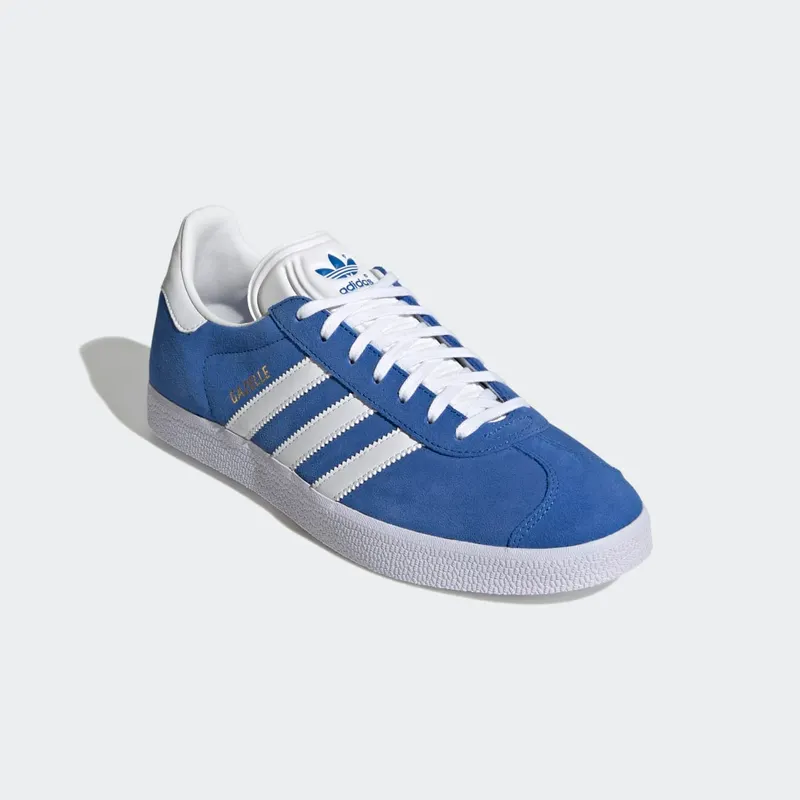 Adidas Gazelle Blue / Cloud White / Gold Metallic (GX2207)