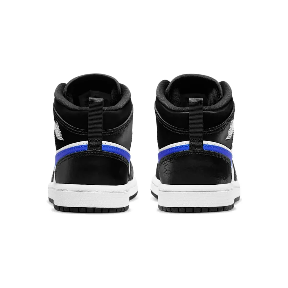 Jordan 1 Mid Black Racer Blue White (PS) Black/Racer Blue-White (640734-084)