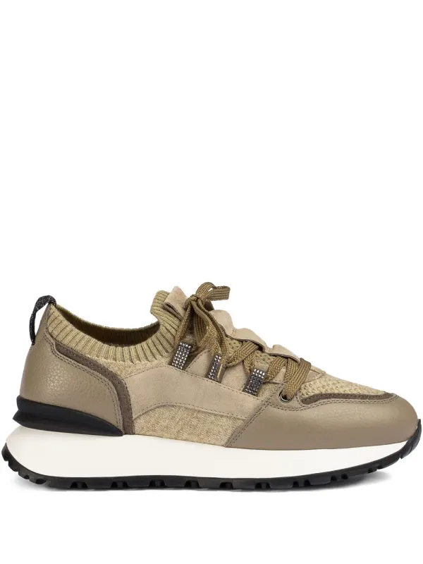 Doucal’s Leren verfraaid with stras – Beige (DD8730WHITPX801NM49)
