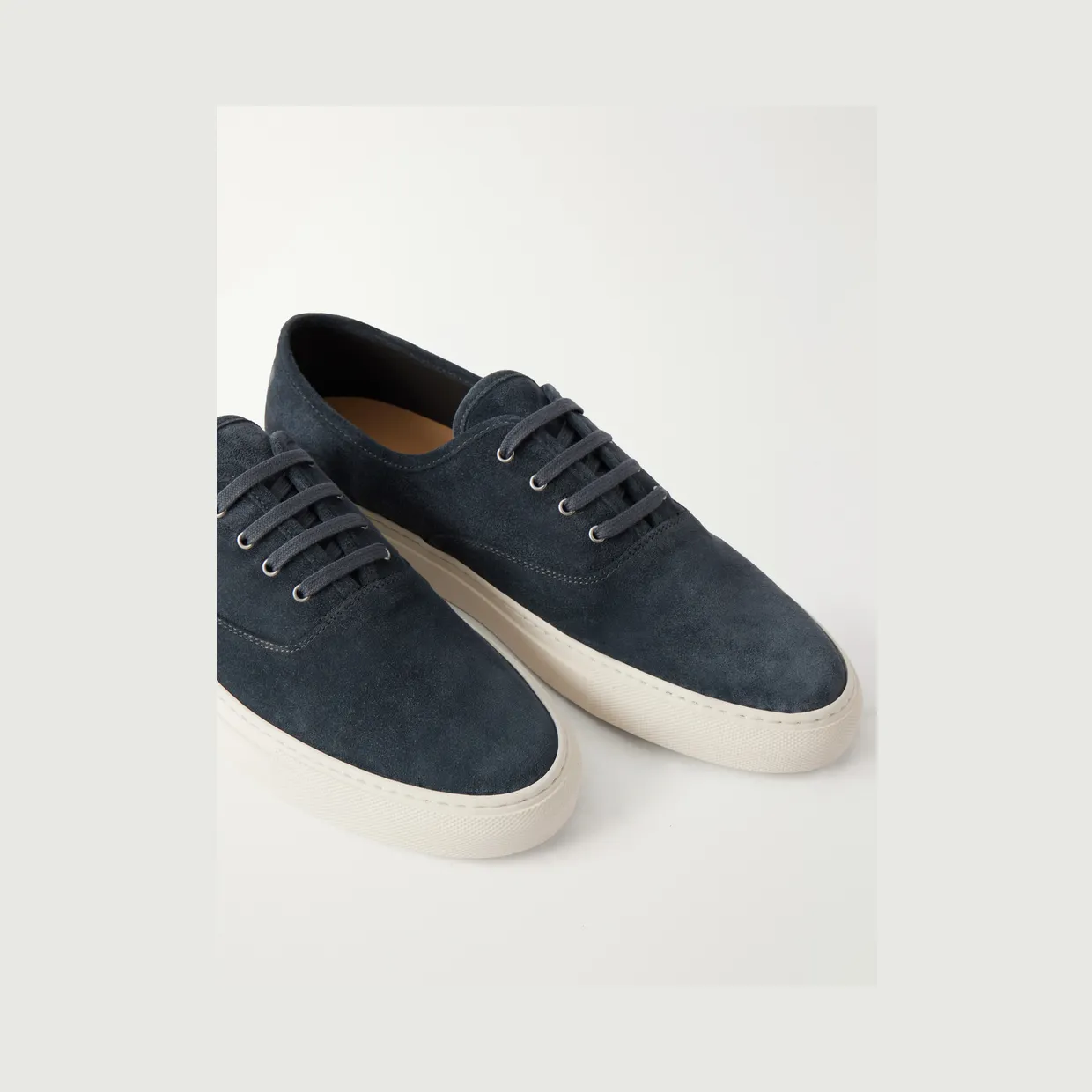 Common Projects Deck Suede Sneakers Navy (5259) (5)